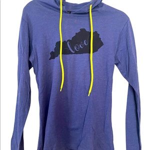 New blue Kentucky hoodie.